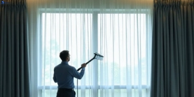 Commercial drapes cleaning service hemmant hotels offices